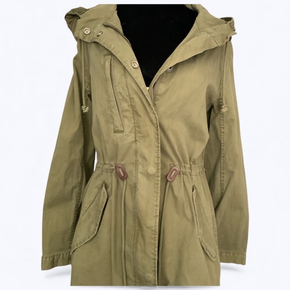 Madewell Tilden Classic Military Anorak Utility Jacket Olive Army Green SZ S - Picture 5 of 14
